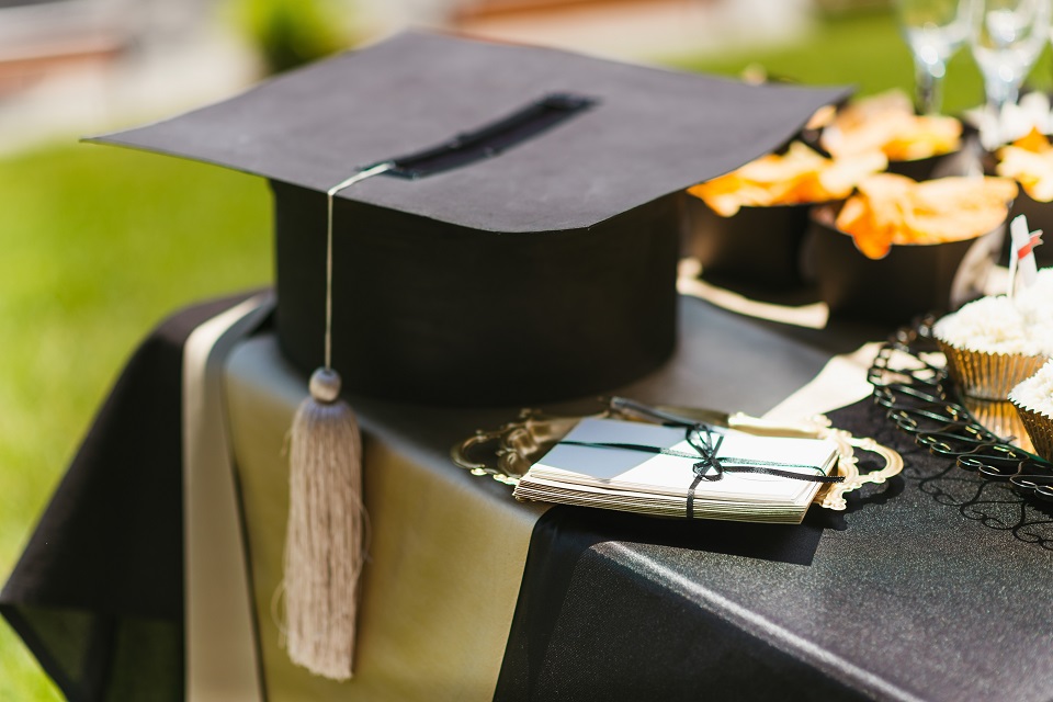 Square academic cap for graduation